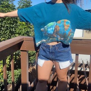 Vintage Zoo Atlanta Chameleon T-shirt